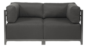 Axis 2pc Sectional Sterling Charcoal Titanium Frame