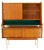 Scandinavian Teak & Brass Sideboard, 1950s For Sale