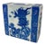 Mid 20th Century Chinese Blue and White Porcelain Pillow For Sale
