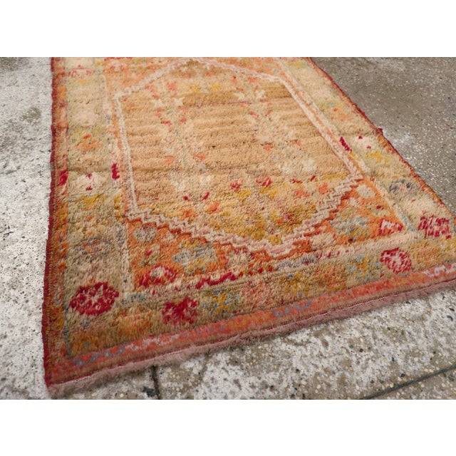 Galerie Shabab Collection Early 20th Century Turkish Angora Oushak Throw Rug For Sale In New York - Image 6 of 8