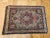 19th Century Persian Kerman Lavar Rug, Handwoven Floral Pattern, Ivory & Burgundy, 2’ X 3’ For Sale - Image 9 of 10
