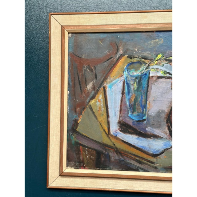 Ernst Grundvig, Nature Morte, 1950s, Oil on Canvas, Framed For Sale - Image 13 of 18