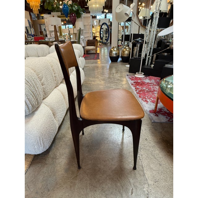 Set of 6 Dining Chairs by Ico Parisi for Ariberto Colombo For Sale - Image 9 of 9