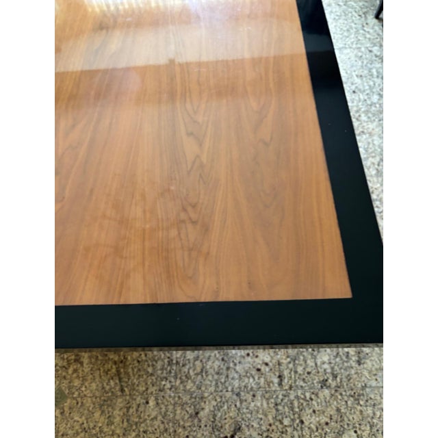 Brown Vintage Dakota Jackson Inspired Modern Dining Table For Sale - Image 8 of 12