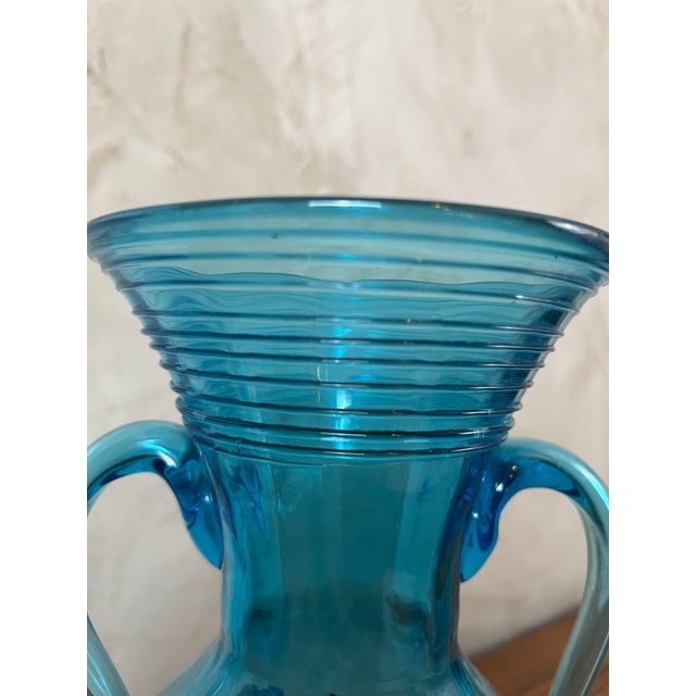 Glass Blown Glass Vase, 1890s For Sale - Image 7 of 16