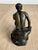 Classical Grand Tour Style Cast Bronze Seated Hermes (Mercury at Rest) Sculpture For Sale In Chicago - Image 6 of 10