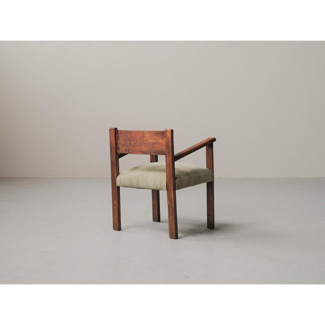 Modern Wooden Armchair, France, 1950 For Sale - Image 16 of 18