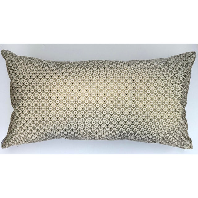 Contemporary "Till the End of Time" Embroidered Pillow For Sale - Image 3 of 5