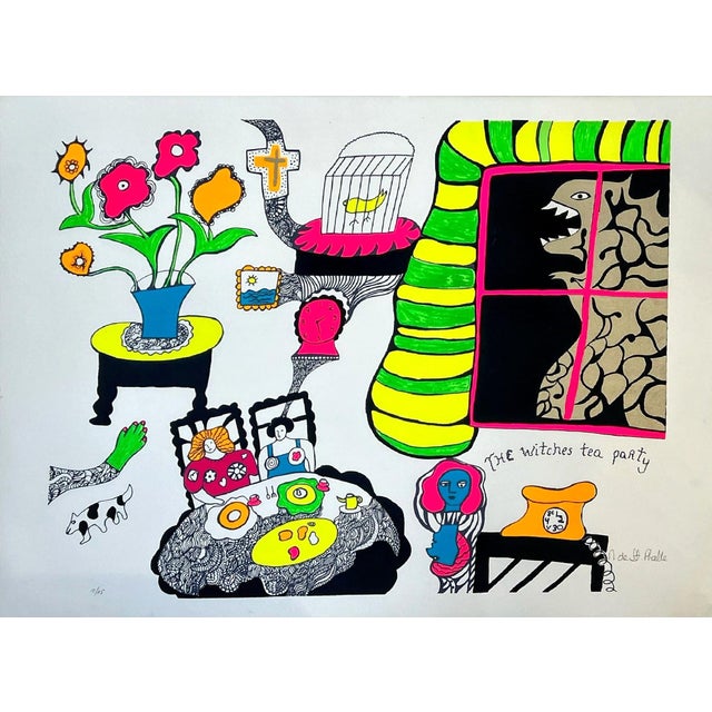 Niki de Saint Phalle, Nana Power: Tea Time (Planche XIV), 1970, Silkscreen For Sale