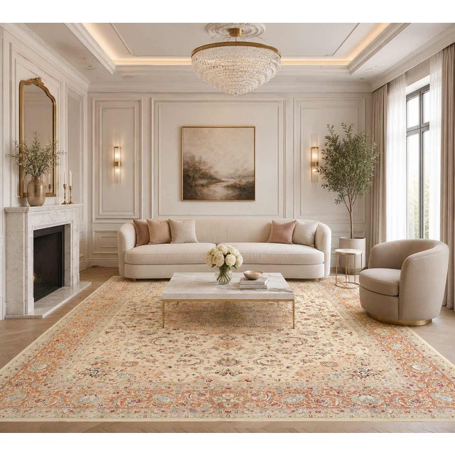 Pasargad DC Exquisite Design Paris Palace Fine Power Loom V.Silk Rug For Sale - Image 4 of 4