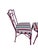 2 Vintage Chinese Chippendale Regency Side Chairs Dining Aluminum Faux Bamboo For Sale - Image 12 of 13