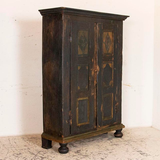 Antique Original HandPainted Primitive Armoire Chairish