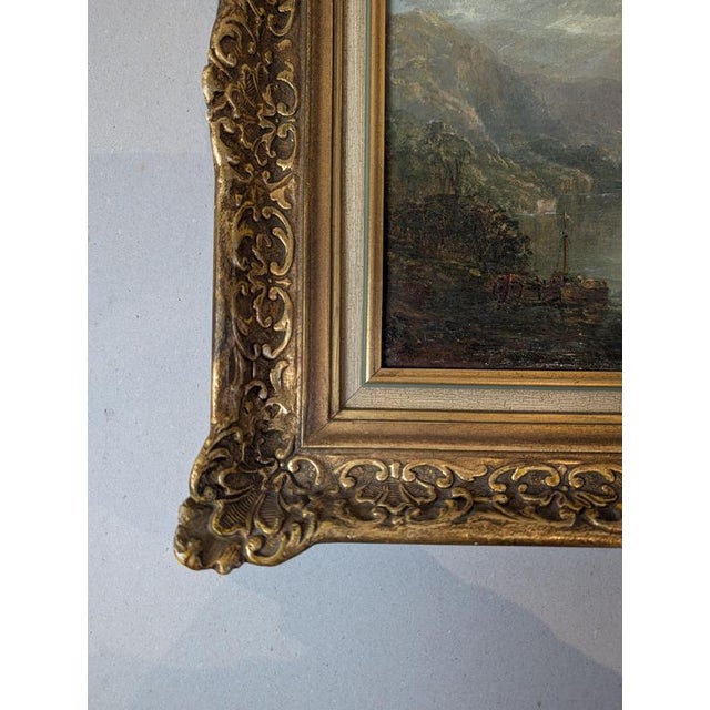 Beige Frederick Henry Henshaw, Seascape, Oil Painting, Framed For Sale - Image 8 of 16