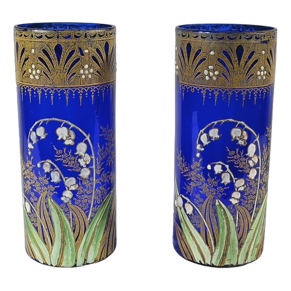 Art Nouveau Legras Vases, Set of 2 For Sale