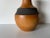 Mid-Century Modern Vintage Organic Brown and Black Matte Glaze Ceramic Vase For Sale - Image 3 of 13