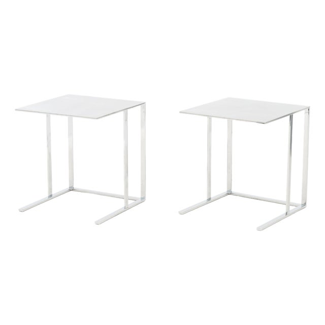 Antonio Citterio X B&b Italia "Simplice" Tables, 2 For Sale