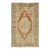 Vintage Turkish Oushak Rug in Rust, Green, Cream, Tape and Neutral Colors 7'3"x11'3" For Sale
