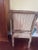 Late 19th Century Pair of Antique French Louis XVI–Style Bergère Chairs, Green & White Striped Upholstery For Sale - Image 5 of 7