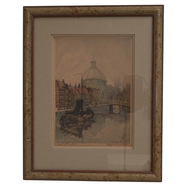 20th Century Belgian Wall Art With Wooden Frame For Sale - Image 9 of 18