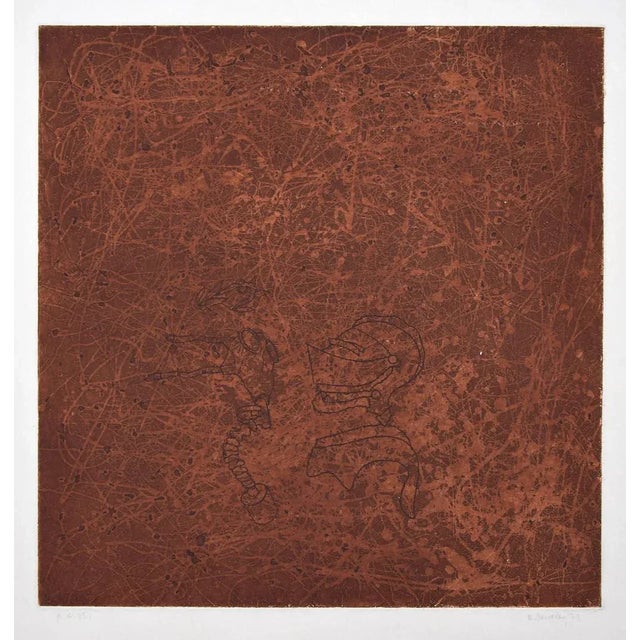 Composition is an original contemporary artwork realized by Bruno Canova. Original Etching on paper. Hand-signed by the...