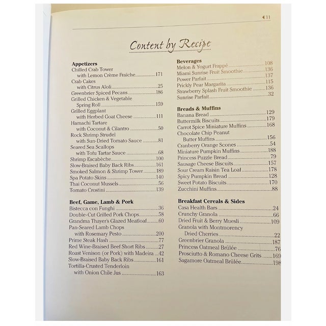 2000 - 2009 Golf Resort Cookbook - Par Fork! Signed First Edition - Pebble Beach, Greenbrier, Pinehurst - Recipes From 19 Legendary Courses For Sale - Image 5 of 9