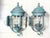Pair of Vintage Solid Brass Wall Lanterns /Sconces 22”x10”x11”.5 For Sale - Image 9 of 16