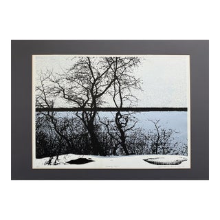 Limited Edition Lithograph "Dancing Light" by Albert Frank Quinlan 1973 For Sale