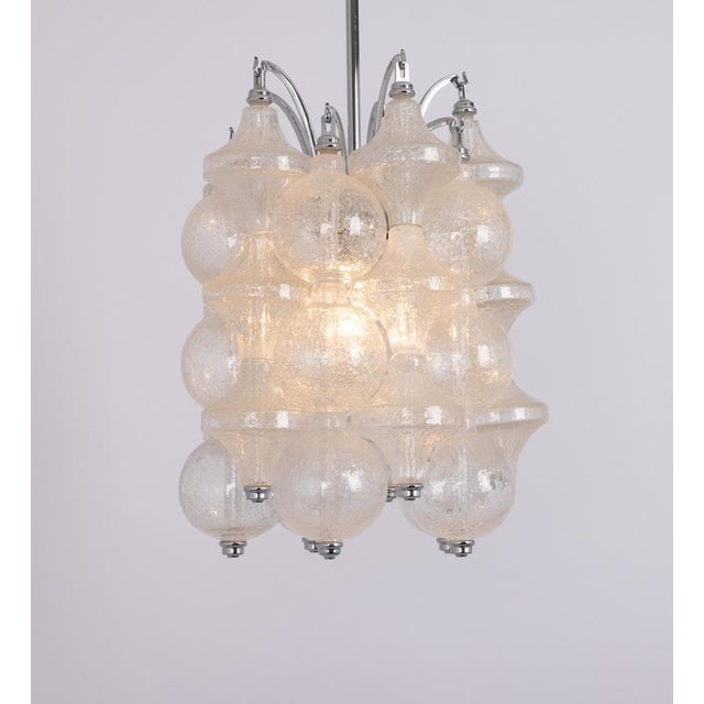 1960s Small Glass Tulipan Pendant Light attributed to Seguso, Italy, 1960s For Sale - Image 5 of 16