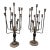 Pair of Gothic 13-Candle Candelabras For Sale