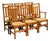 Set of 6 Arts & Crafts / Mission Oak Dining Chairs Stickley Harvey Ellis Style For Sale