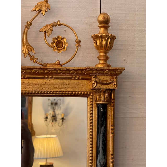 Pair of Vintage Giltwood Mirrors in the Neoclassical Manner For Sale - Image 10 of 11