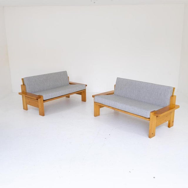 Fir Sofas, 1970s, Set of 2 For Sale - Image 4 of 10