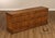 High Quality American Made Vintage Walnut Credenza or Console with Five Sculpted Doors Opening to Assortment of Dovetailed...