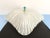 Opalescent Fluted Glass Shell Flush Light For Sale - Image 9 of 18