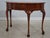 Queen Anne Vintage Burl Walnut George II 1 Drawer Console Table For Sale - Image 3 of 18