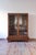 Glazed Walnut Bookcase with Stepped Plinth Base, 1960s For Sale - Image 18 of 18