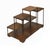 Brown Wood Step Shape Table Top Curio Display Easel Stand For Sale In San Francisco - Image 6 of 8