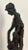 Vintage Giacometti-Style Brutalist Bronze Guitarist Sculpture 25" Tall, EUC For Sale In Tampa - Image 6 of 6