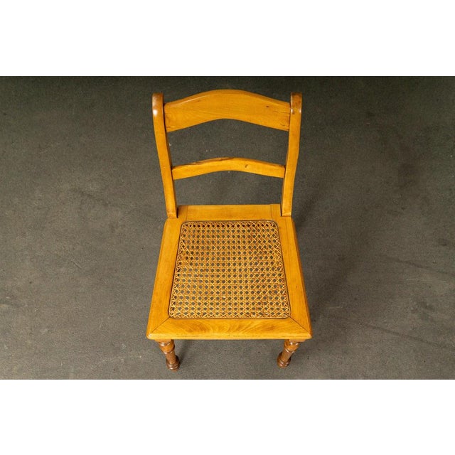 Biedermeier Chair in Birch For Sale - Image 9 of 18