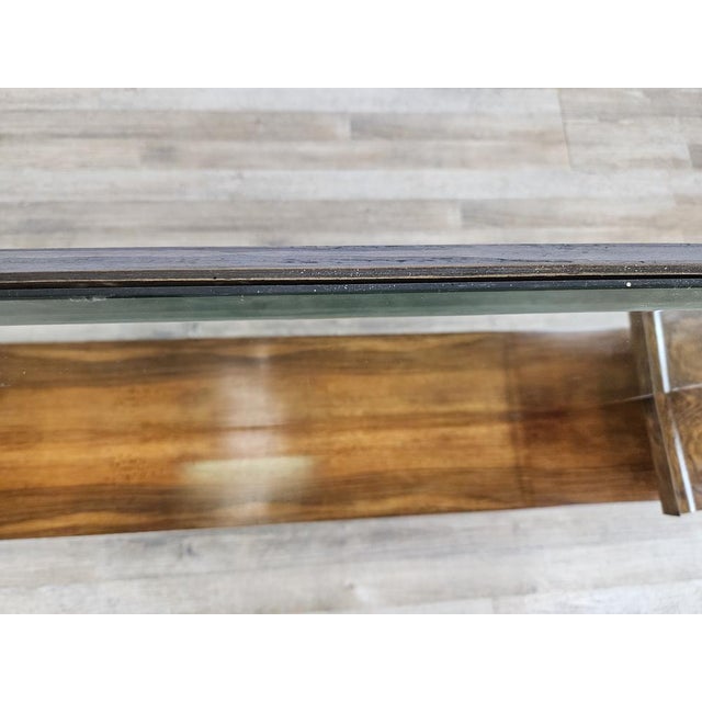 Art Deco Mirror in Walnut, 1930 For Sale - Image 9 of 17