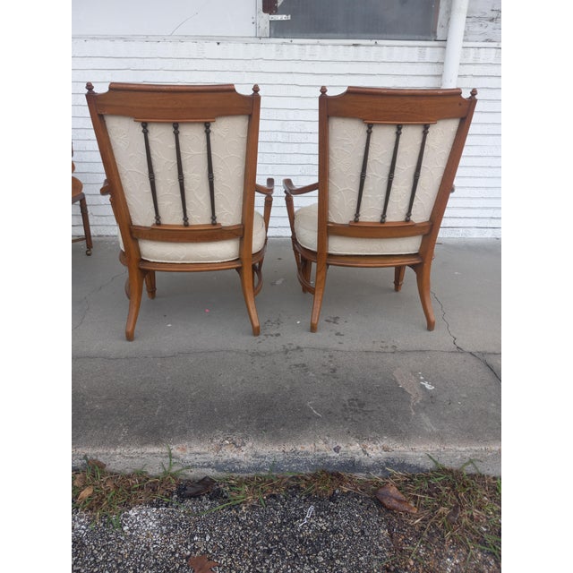 Traditional Late 20th Century Pair of Pavane Tomlinson Arm Chairs For Sale - Image 3 of 7