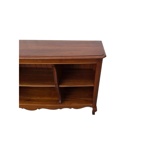 1990s Ethan Allen Maison Bookcase Shelf Console French Country Sideboard Cabinet For Sale In Philadelphia - Image 6 of 18