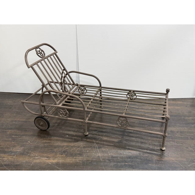 Terra Furniture Renaissance Outdoor Chaise For Sale - Image 12 of 12