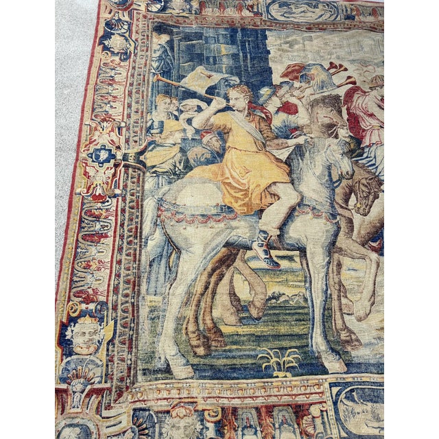 16th century medieval tapestry reproduction number 38 of 200. The 200th one was reproduced in 1973. The original belongs...