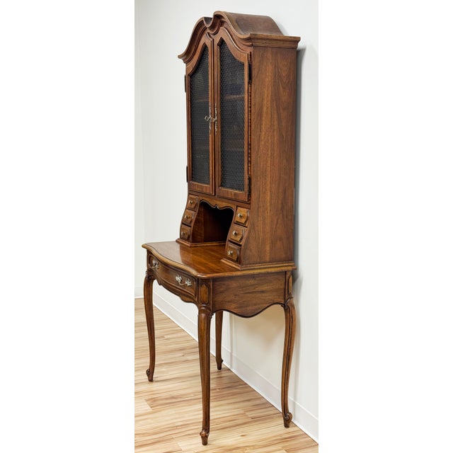 Thomasville Vintage Thomasville Furniture French Provincial Camille Collection Secretary Desk For Sale - Image 4 of 13