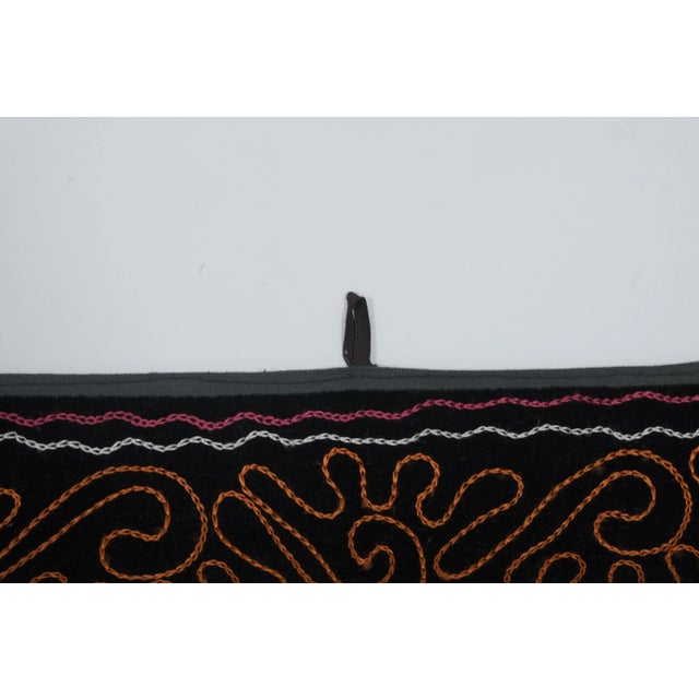 Animal Maotifs Suzani Velvet Table Runner For Sale - Image 9 of 11