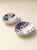 2010s Japanese-Style Hand-Painted Floral Ceramic Bowl With Underglaze - Set of 4 For Sale - Image 5 of 7