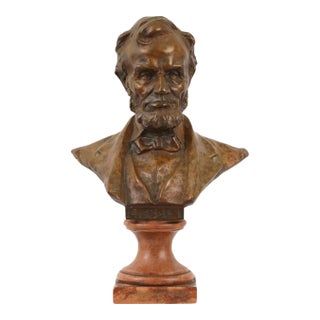Attr Hans Muller Bronze Sculpture of Abraham Lincoln For Sale