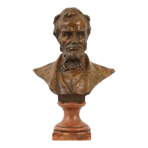 Attr Hans Muller Bronze Sculpture of Abraham Lincoln