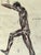 Framed Figurative Drawing on Paper For Sale - Image 14 of 14